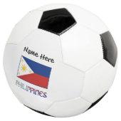 Filippijnse vlag gepersonaliseerd voetbal (Drie kwart)