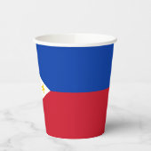 Filippijnse vlag papieren bekers (Links)