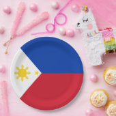 Filippijnse vlag papieren bordje (Feest)