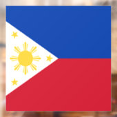Filippijnse vlag raamsticker (Vel 2)