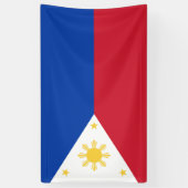 Filippijnse vlag spandoek (Verticaal)