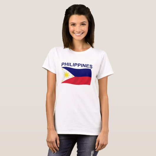 Filippijnse vlag t-shirt (Voorkant volledig)