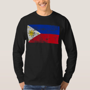 Filippijnse vlag Vintage Proud Filipijnen T-shirt
