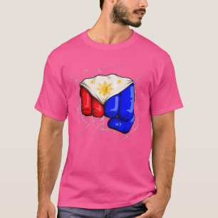 Filippijnse vlaggestaat Filipino Laban Lang Pinoy T-shirt