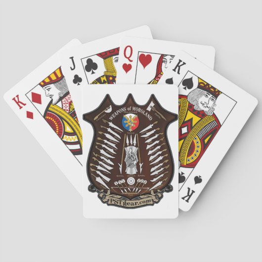 Filippijnse wapens van Moroland Pokerkaarten (Achterkant)