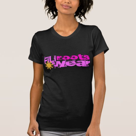 filirootzweer pinky blouse dames t-shirt (Voorkant)
