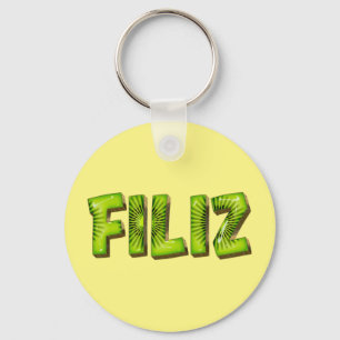 Filiz Name Kiwi Design Porte-clés