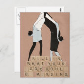 Fill in what your body could be missing briefkaart (Voorkant / Achterkant)