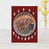 Fill Neck Lizard Dream Carte Anniversaire (Fleur jaune)