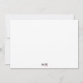 Fille 16e anniversaire Alaska Licence Invitation (Dos)