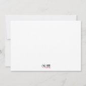 Fille 16e anniversaire Colorado Licence Invitation (Dos)