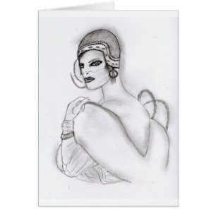 Fille 2 d'art déco