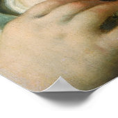 Fille à la fleur - Pietro Rotari Affiche d'art fin (Coin)