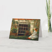 Fille à quatre feuilles Clover Winslow Homer (Devant)