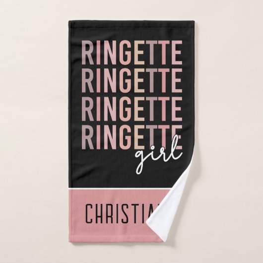 Fille à sonnette personnalisée | Cadeaux pour Lect (Serviette à main)