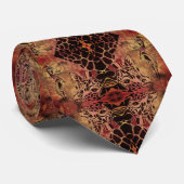 Fille africaine et Cravate de girafe - Moderne (Roulé)