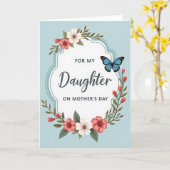 Fille aimante Carte florale (Fleur jaune)