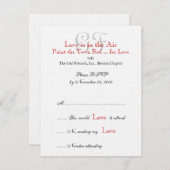 Fille Amis Nuit Sortie RSVP Cartes 2 (Devant / Derrière)