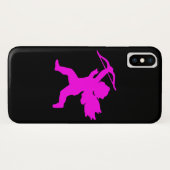 Fille Ange Apple iPhone X, Barely There Coque de t (Dos (Horizontal))