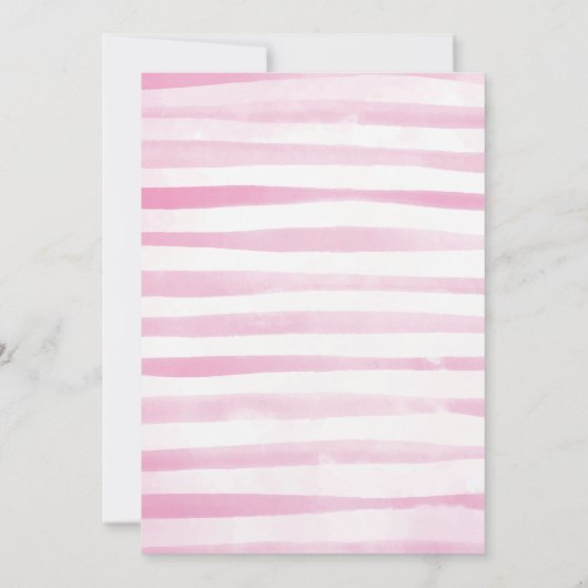 Fille Animaux de ferme Barnyard Invitation d'anniv (Dos)