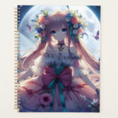 Fille Anime Fleur Lune Fée (Devant)