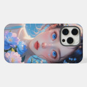 fille anime yeux bleus (Verso Horizontal)