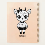 Fille Antilope Adorable - Dessin Mignon à Croquer (Dos)