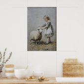 Fille Antique Et Impression De Mouton, Ferme Vinta (Cuisine)
