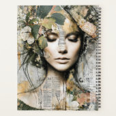 Fille artiste Botanique dame (Dos)