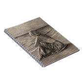 Fille au carnet de plage (Côté Droit)