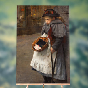 Fille aux allumettes Pauvre gamin des rues Pauvret