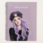 Fille aux cheveux violets (Devant)