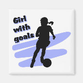 Fille avec aimant objectifs (Devant)