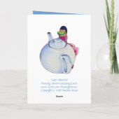 Fille avec carte thé (Dos)