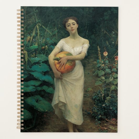 Fille avec Citrouille Zonaro 1889 (Devant)