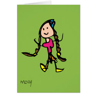 Fille avec des tresses