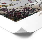 Fille avec imprimé et affiche Casquette (Coin)