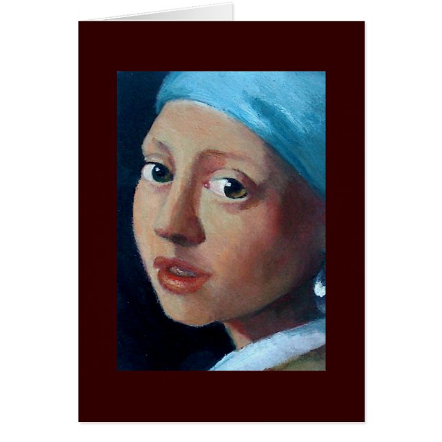 FILLE AVEC LA BOUCLE D'OREILLE DE PERLE (Devant)