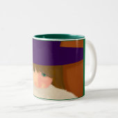 Fille avec la tasse de casquette (Devant droit)