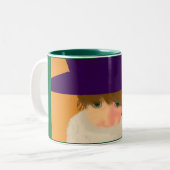 Fille avec la tasse de casquette (Devant gauche)