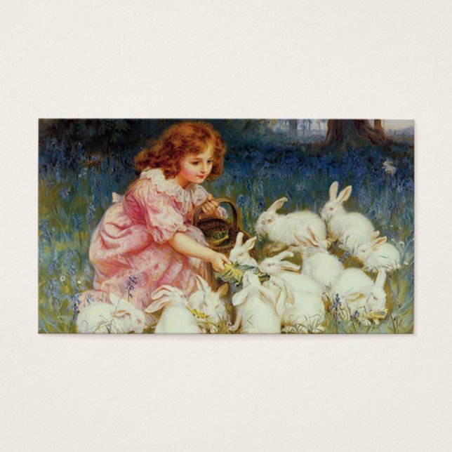 Fille avec lapins (Devant)