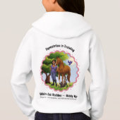 Fille avec le cheval et le chien (Dos)