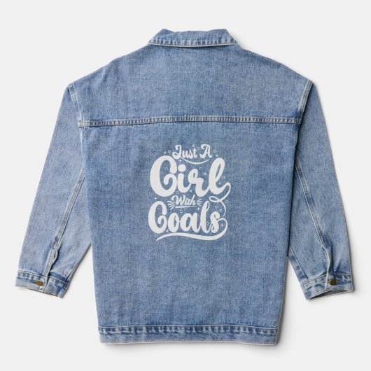 FILLE AVEC OBJECTIFS DENIM JACKET (Verso)