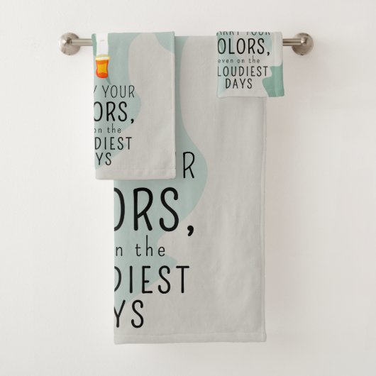 Fille avec parapluie dans le vent Citation positiv (En situation)