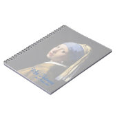 Fille avec un carnet de boucle d'oreille de perle (Côté gauche)