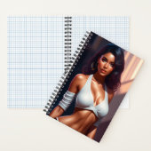 Fille avec un Carnet séduisant (À l'intérieur)