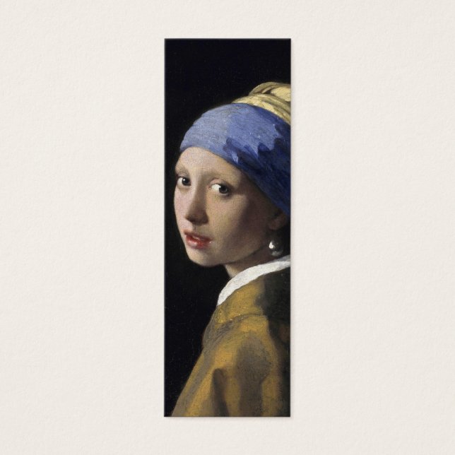 Fille avec un signet à oreille perle (Devant)