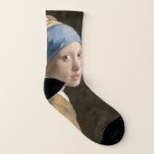 Fille avec une perle d'oreille-Johannes Vermeer Ar (Gauche intérieur)
