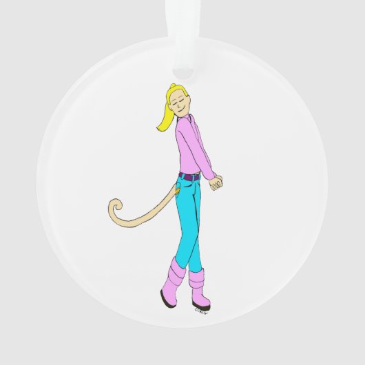 fille avec une queue (dos)