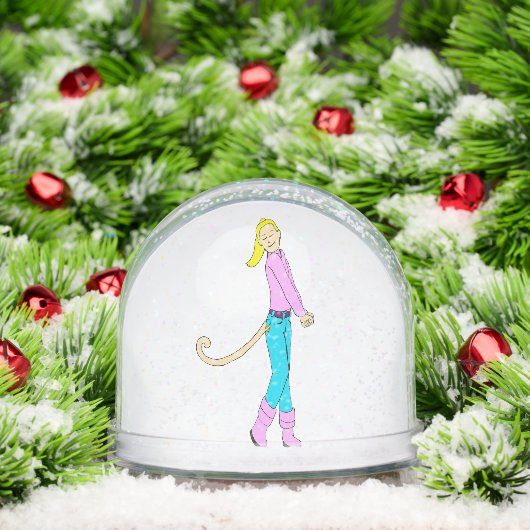 fille avec une queue (Noël)